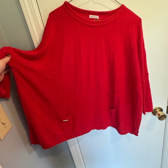 Mersea Vibrant Red Catalina Sweater - Picture 5 of 6